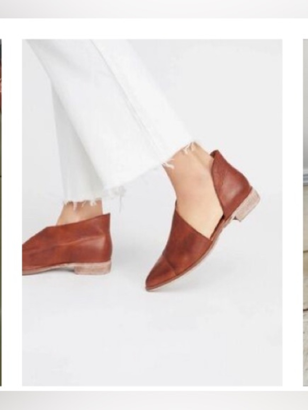 ✨New✨ Free People Light Neutral Tan Leather Women's Slip-On Loafers ✨BNIB✨